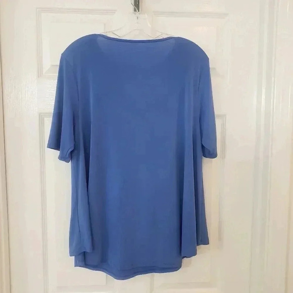 Chico's Peek-A-Boo Cutout Top - Picture 2 of 5